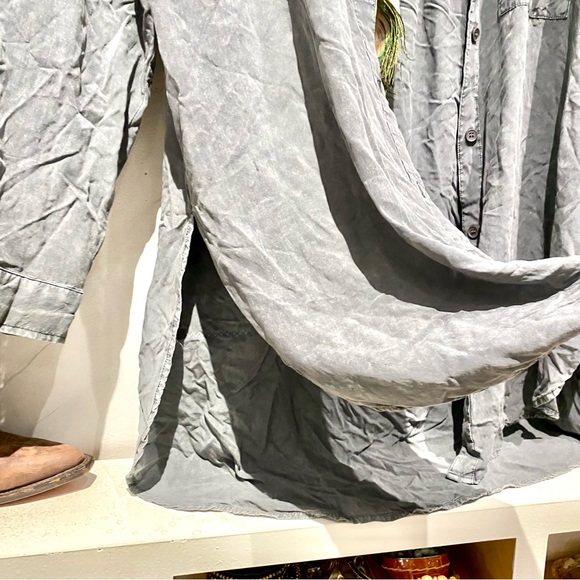 Upcycled Wildlife boho rustic shirt/shacket w country farmhouse vibe - Picture 13 of 16